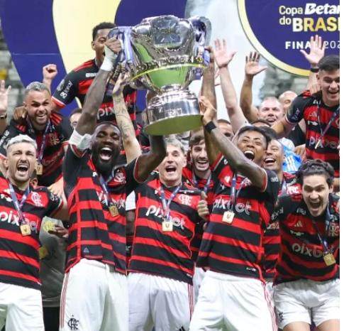 41天 9场比赛 菲利佩·路易斯率队夺得巴西杯冠军